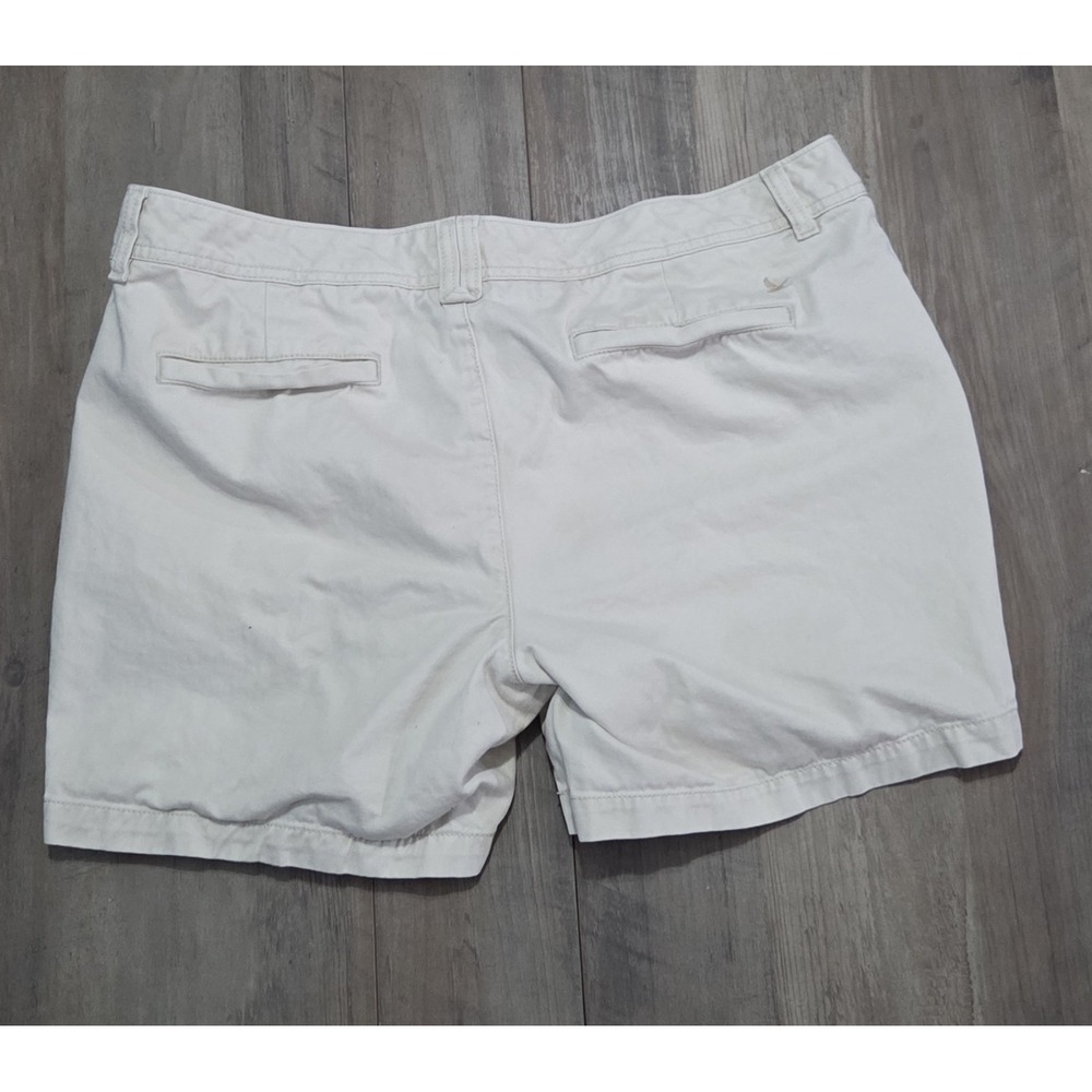 Eddie Bauer Off White Legendware Chico Shorts Women Size 12 - Picture 3 of 4